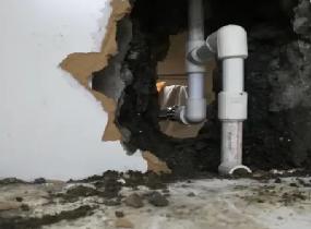 经区厨房下水管道漏水检测